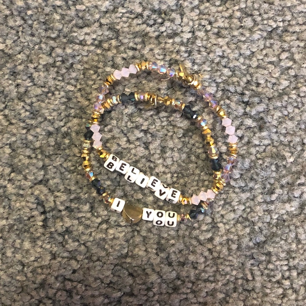Little Words Project bracelet set